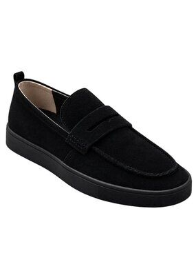 Vionic Size 12 Loafers Womens Uptown Suede Arch Support Black Slip-On Shoes